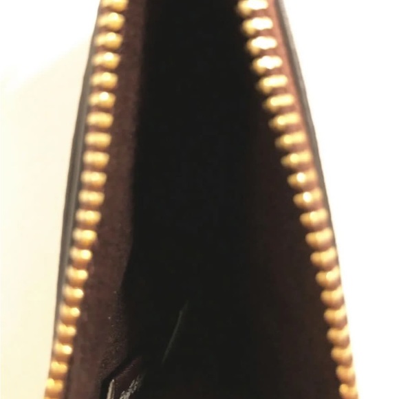 Coach Signature Mini Skinny ID Card Case Key Chain Wallet - Picture 16 of 16